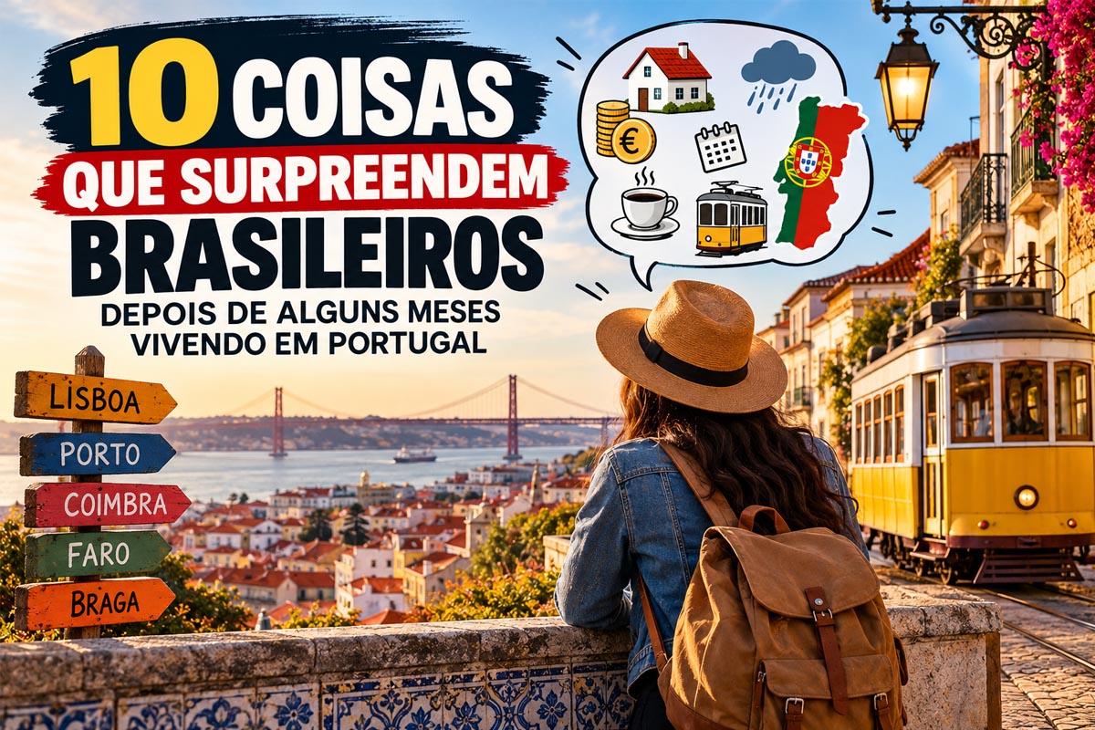 10 coisas que surpreendem brasileiros depois de alguns meses vivendo em Portugal
