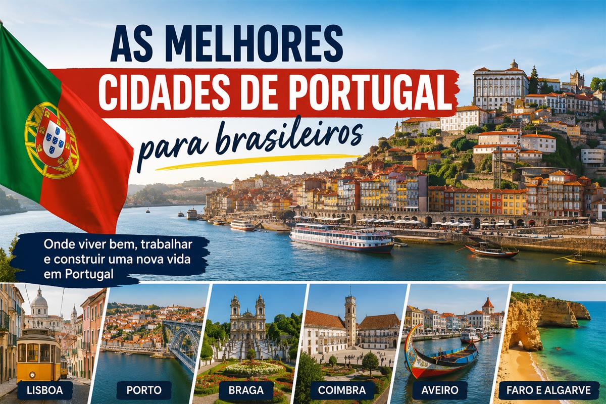 As melhores cidades de Portugal para brasileiros
