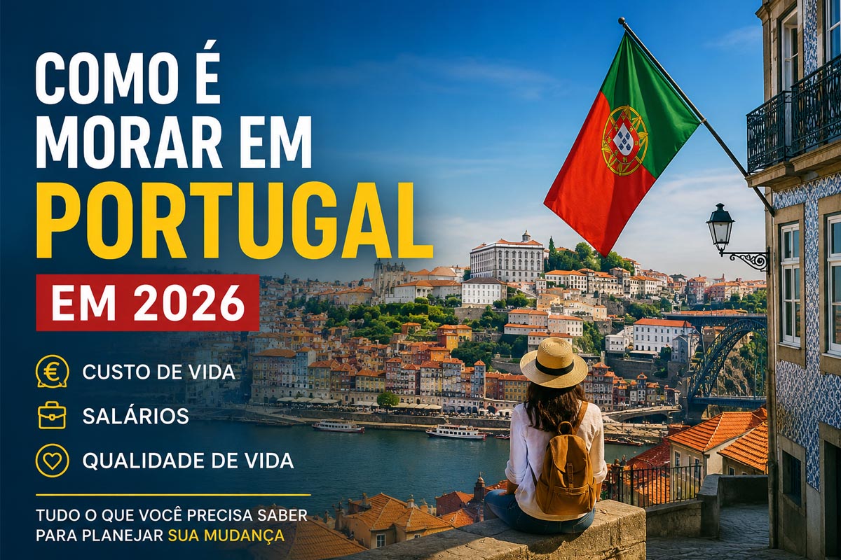 Como é morar em Portugal em 2026: custo de vida, salários e qualidade de vida