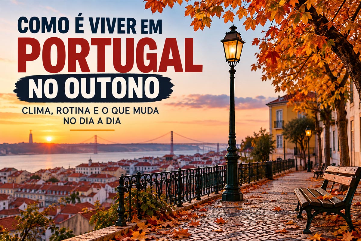 Como é viver em Portugal no outono clima, rotina e o que muda no dia a dia