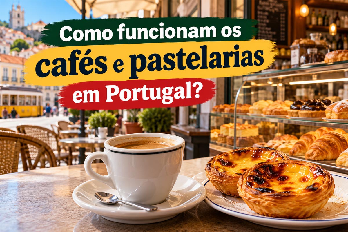 Como funcionam os cafés e pastelarias em Portugal? Guia para brasileiros