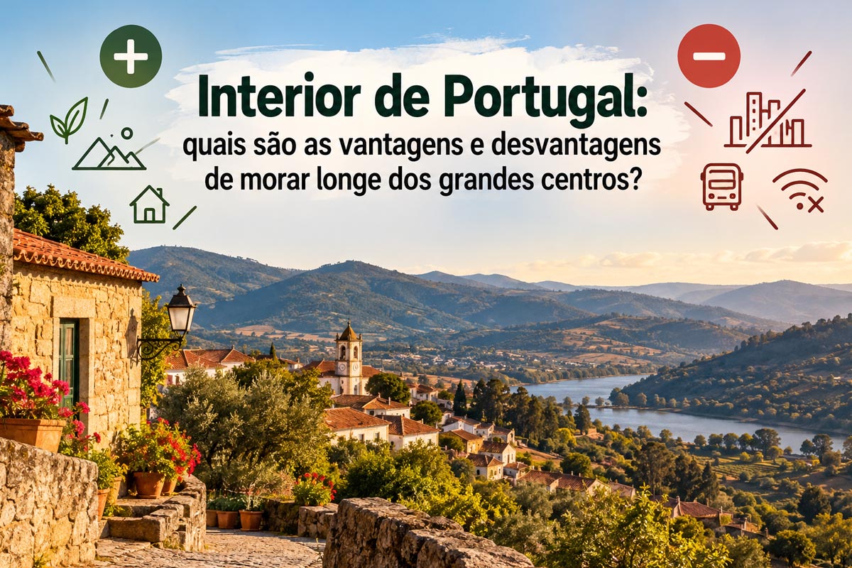 Interior de Portugal: quais são as vantagens e desvantagens