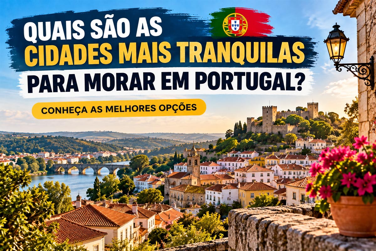 Quais são as cidades mais tranquilas para morar em Portugal?